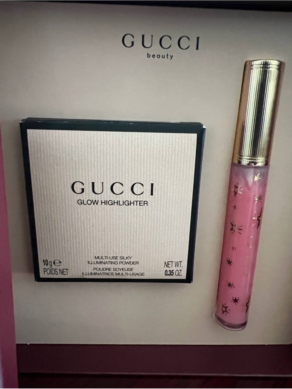 Gucci Beauty Pink Lip Gloss & Highlighter Set - Picture 3 of 4